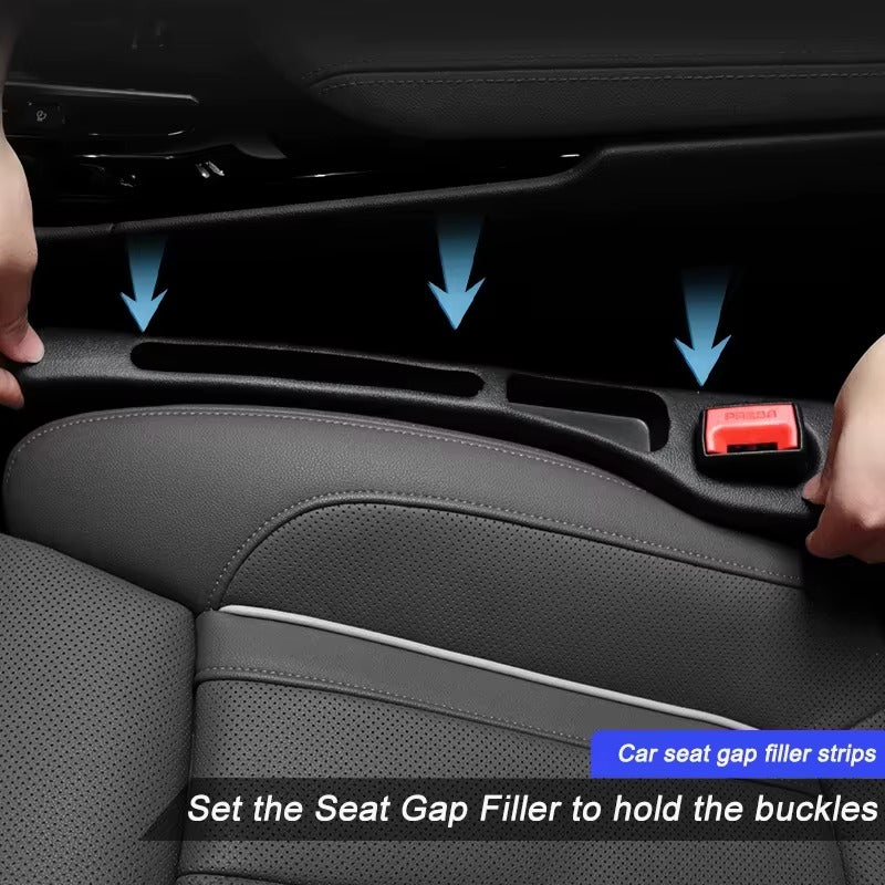2Pcs Universal Car Seat Gap Filler Crevice Storage Organizer Strip Leak-Proof Interior Car Accessories