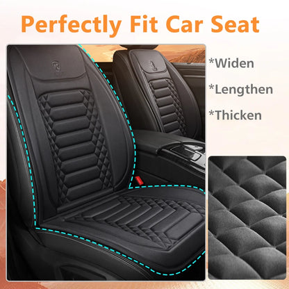 1/2PCS 12V Winter Heated Car Seat Cover Universal Heating Cushion Warmer Protector Pad Set