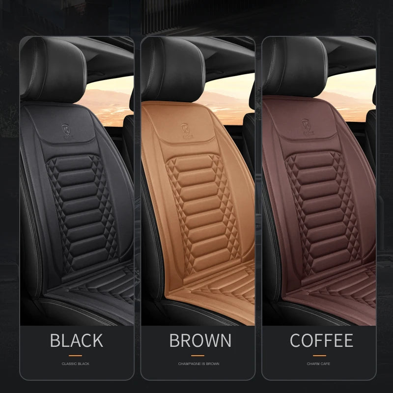 1/2PCS 12V Winter Heated Car Seat Cover Universal Heating Cushion Warmer Protector Pad Set