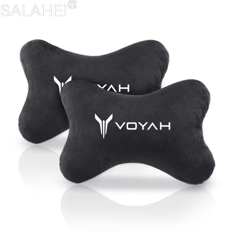 Car Headrest Rest Neck Pillow Cushion Seat Belt Shoulder Pads For Voyah Dreamer Dream Free 318 PHEV COURAGE Galvanized Accessory