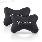 Car Headrest Rest Neck Pillow Cushion Seat Belt Shoulder Pads For Voyah Dreamer Dream Free 318 PHEV COURAGE Galvanized Accessory
