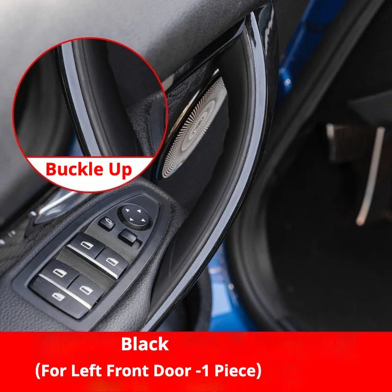 Car Interior Door Handles For BMW F30 F31 F32 F34 F36 F80 F82 3 4 Series 3GT ABS Interior Door Handle Pull Protective Cover
