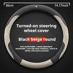 For Tesla Model 3  Y  S Model X Roadster Sport Suede Anti-slip Breathable Ultrathin Car Steering Wheel Cover Auto Accessories