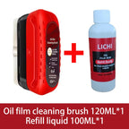 Windshield Cleaner Brush Car Glass Oil Film Cleaner Glossy Powerful Removes Accessories Cleaning Board Automotive Wash