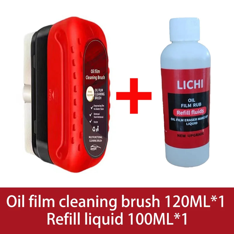 Windshield Cleaner Brush Car Glass Oil Film Cleaner Glossy Powerful Removes Accessories Cleaning Board Automotive Wash