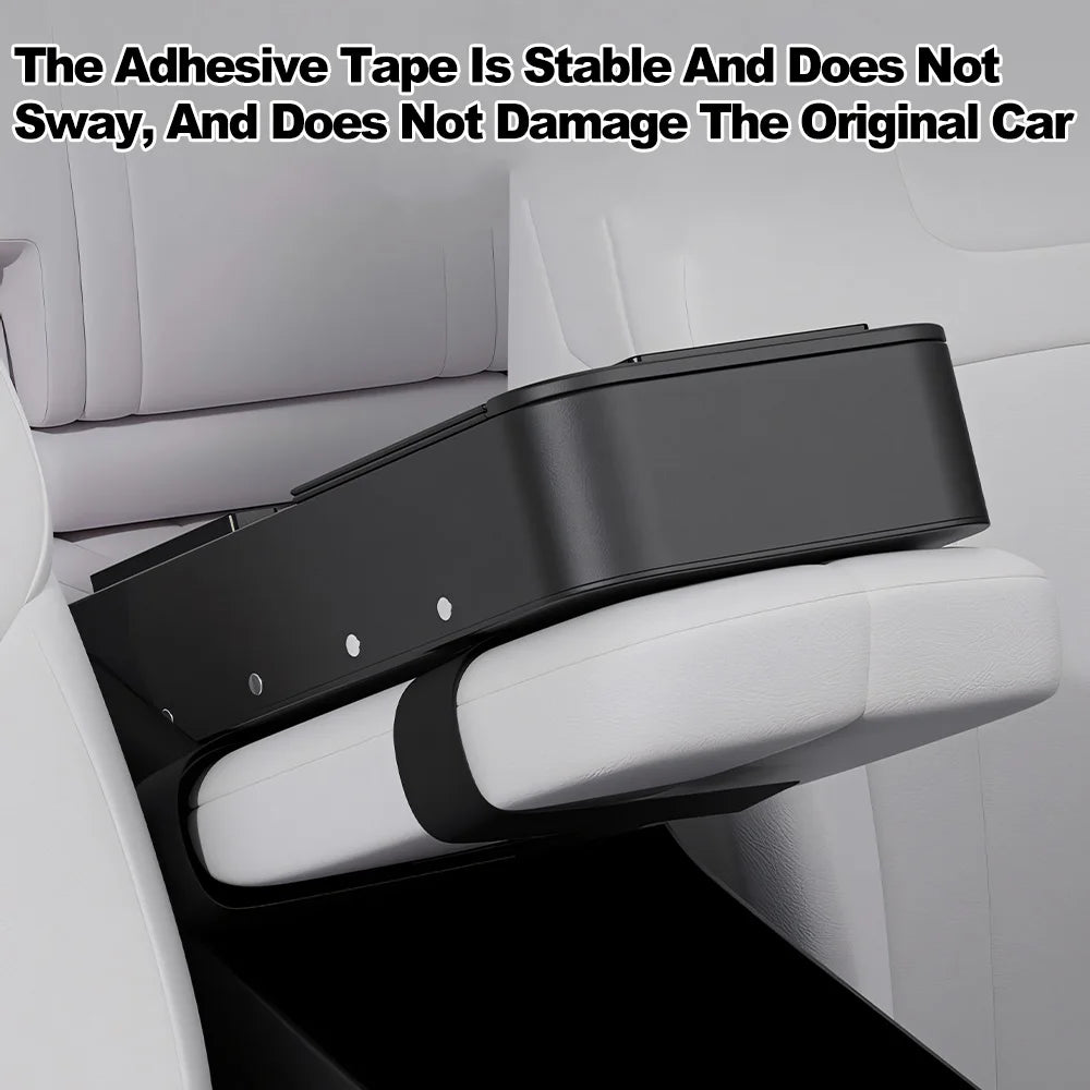 Multi-Functional Car Armrest Box Height-Increasing Pad with Storage Tissue Box And Water Cup Holder - Vehicle Interior Organizer