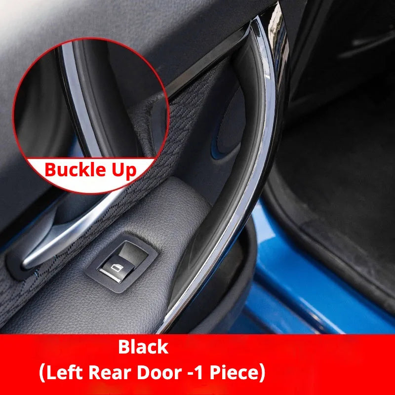 Car Interior Door Handles For BMW F30 F31 F32 F34 F36 F80 F82 3 4 Series 3GT ABS Interior Door Handle Pull Protective Cover