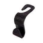 Rhinestone Decor Car Seat Back Hook Hanger Universal Bling Diamond Vehicle Auto Headrest Storage Holder Car Accessories