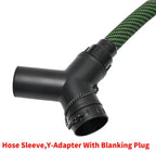 5/3.5m Dust Extractor Hose for FESTOL MIRK vacuum cleaner Grinder Polisher, Antistatic Threaded Hose D27/32