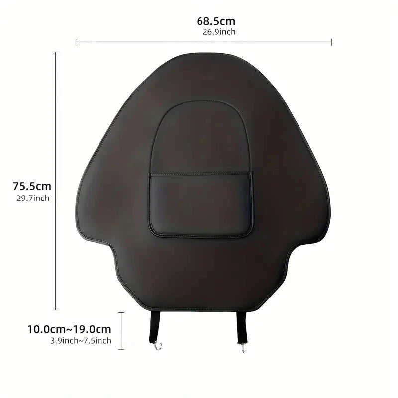 Car Seat Back Protective Mat For Tesla Model 3 / Y Full Seat Anti Kick Pad Leather Anti Scratch Protector Mats Car Accessories