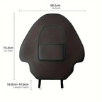 Car Seat Back Protective Mat For Tesla Model 3 / Y Full Seat Anti Kick Pad Leather Anti Scratch Protector Mats Car Accessories