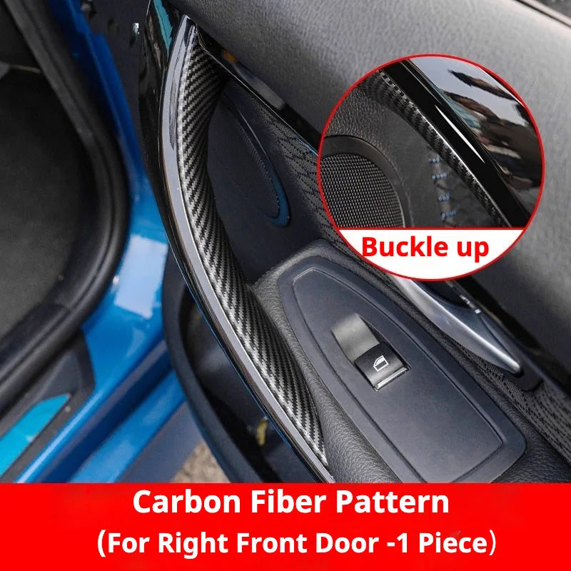 Car Interior Door Handles For BMW F30 F31 F32 F34 F36 F80 F82 3 4 Series 3GT ABS Interior Door Handle Pull Protective Cover