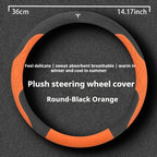 For Tesla Model 3  Y  S Model X Roadster Sport Suede Anti-slip Breathable Ultrathin Car Steering Wheel Cover Auto Accessories