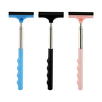 Car Rearview Mirror Wiper, Telescopic Squeegee for Auto Glass, Portable Water Cleaner Rod, Mini Automotive Cleaning Tool