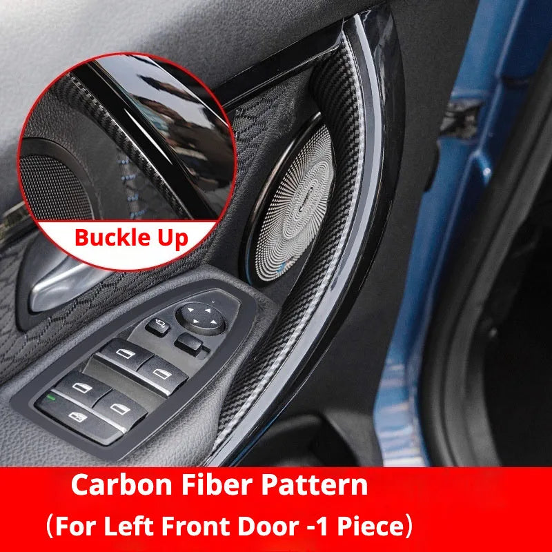 Car Interior Door Handles For BMW F30 F31 F32 F34 F36 F80 F82 3 4 Series 3GT ABS Interior Door Handle Pull Protective Cover