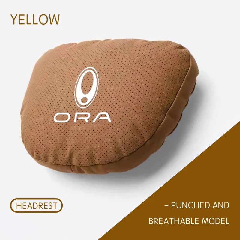 For GWM ORA 03 GT Good Cat Funky Cat Lightning Cat Ballet Cat 07 Accessories Car Neck Headrest Pillow Seat Lumbar Spine Protect