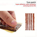 New Car Tire Repair Tool Kit Studding Tool Auto Bike Puncture Plug Garage Needle Nose Pliers Vacuum Film Nail EVA Storage Case