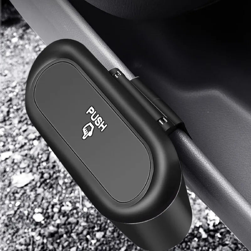 For Suzuki Swift Alto 2023~2025 Car Trash Bin Black Square Pressing Storage Box Sundries Organizer Hanging Trash Can Accessories