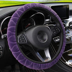 37-39cm Universal Car Steering Wheel Covers Winter Soft Warm Plush Steering Wheel Cover Auto Interior Decoration Accessories