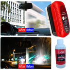 Windshield Cleaner Brush Car Glass Oil Film Cleaner Glossy Powerful Removes Accessories Cleaning Board Automotive Wash