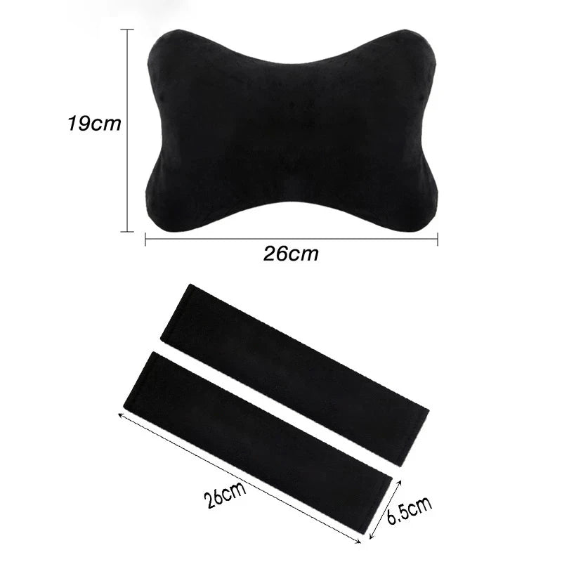 Car Headrest Rest Neck Pillow Cushion Seat Belt Shoulder Pads For Voyah Dreamer Dream Free 318 PHEV COURAGE Galvanized Accessory