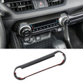 Car Center Console Air Conditioning AC Switch Button Panel Frame Trim For Toyota RAV4 XA50 2019 2020 2021 2022 2023 2024 Hybrid