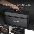 Car Leather  Trunk Storage Box Foldable Carbon Fiber For CHERY JAECOO J7 J8 J5 2023 2024 2025 Auto Organizer Bag Accessories