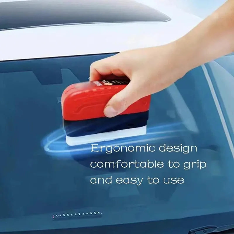 Windshield Cleaner Brush Car Glass Oil Film Cleaner Glossy Powerful Removes Accessories Cleaning Board Automotive Wash
