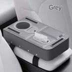 Multi-Functional Car Armrest Box Height-Increasing Pad with Storage Tissue Box And Water Cup Holder - Vehicle Interior Organizer