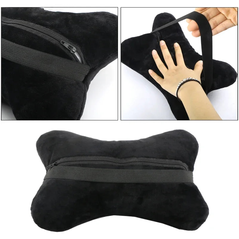 Car Headrest Rest Neck Pillow Cushion Seat Belt Shoulder Pads For Voyah Dreamer Dream Free 318 PHEV COURAGE Galvanized Accessory