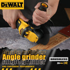 DEWALT DCG409 125mm Flat Head Angle Grinder Bare Machine Tool Cutting Machine 20v grinder  Brushless Tools