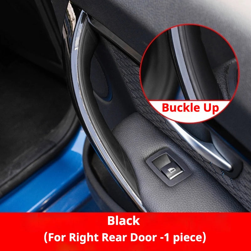 Car Interior Door Handles For BMW F30 F31 F32 F34 F36 F80 F82 3 4 Series 3GT ABS Interior Door Handle Pull Protective Cover