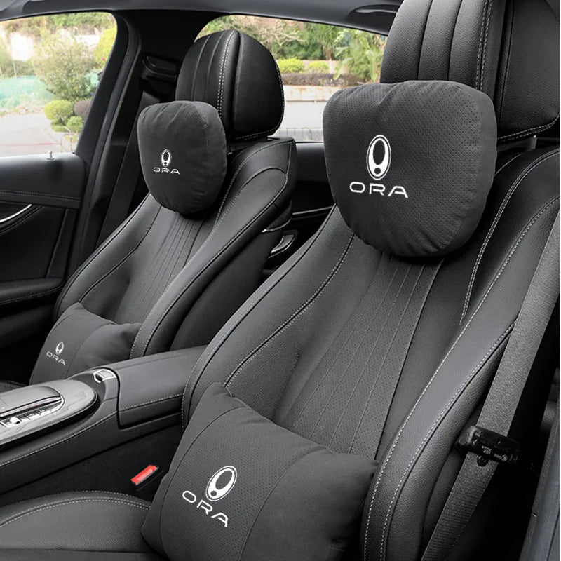 For GWM ORA 03 GT Good Cat Funky Cat Lightning Cat Ballet Cat 07 Accessories Car Neck Headrest Pillow Seat Lumbar Spine Protect