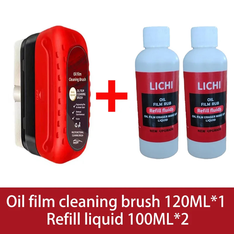 Windshield Cleaner Brush Car Glass Oil Film Cleaner Glossy Powerful Removes Accessories Cleaning Board Automotive Wash