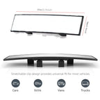 Universal Anti glare Wide Angle Convex Rearview Mirror Car Interior Rear View Baby Child Seat Watch Blue Sun Visor Goggle Safety
