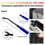 Car Hand Tool Set Car Disassembly Tool Kit Stereo Repair DVD Repair Tool Dashboard Removal Tool Interior Plastic Trim Panel