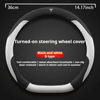 For Tesla Model 3  Y  S Model X Roadster Sport Suede Anti-slip Breathable Ultrathin Car Steering Wheel Cover Auto Accessories