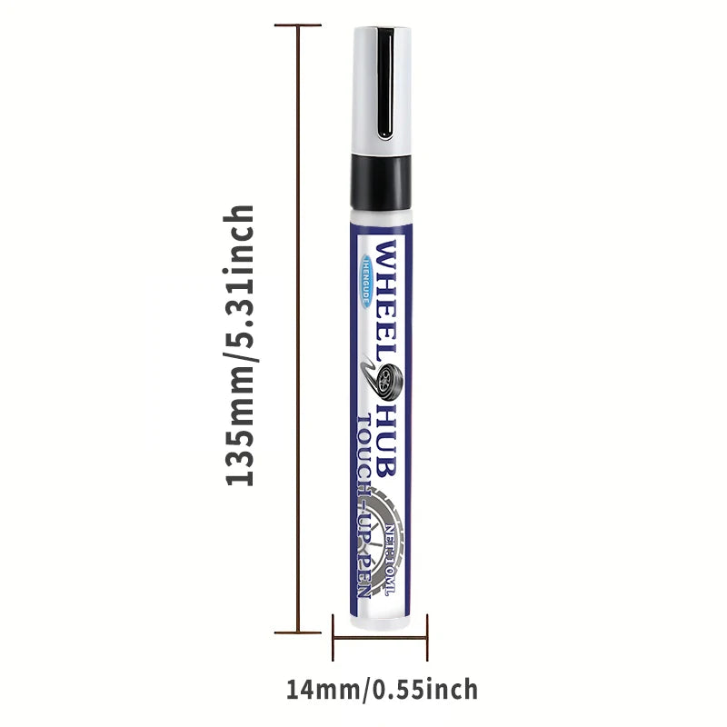 Multi-Functional Silver Repair Pen - Suitable for Chrome-Plated Wheels, Car Paint and Other Silver Areas. Simple Repair of Scratches, Dents, and Peeling Paint. Long-Lasting and Effective. a Must-Have Paint Repair Tool for Car