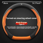 For Tesla Model 3  Y  S Model X Roadster Sport Suede Anti-slip Breathable Ultrathin Car Steering Wheel Cover Auto Accessories