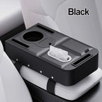 Multi-Functional Car Armrest Box Height-Increasing Pad with Storage Tissue Box And Water Cup Holder - Vehicle Interior Organizer