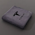New Microfiber Car Wash Towel Cleaning Drying Cloth For Tesla Model Y Juniper Model 3 Model S Model X SpaceX Auto Accessories