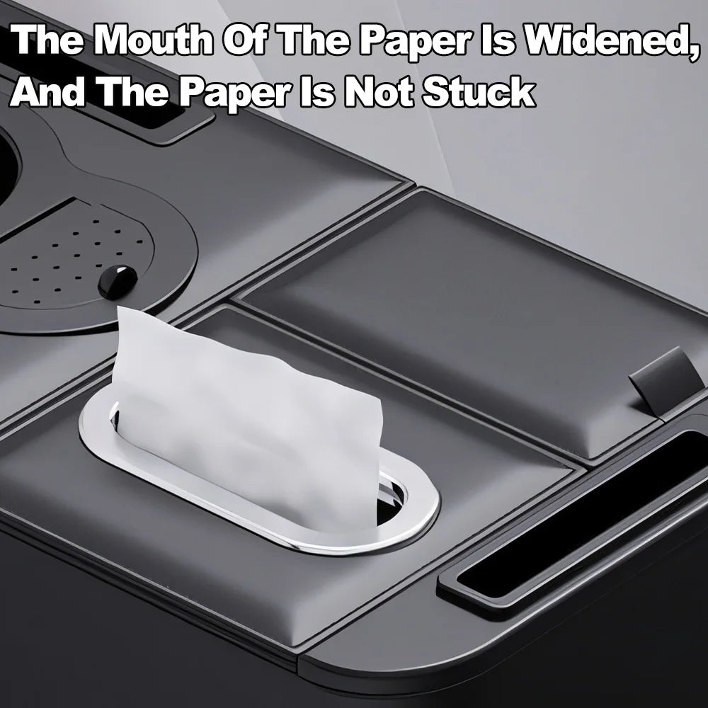 Multi-Functional Car Armrest Box Height-Increasing Pad with Storage Tissue Box And Water Cup Holder - Vehicle Interior Organizer