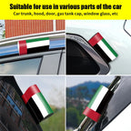 UAE Flag Logo Sticker Auto Window Trunk Label Wash Label Stickers Decals Waterproof Sunscreen Decorative Stickers Accessories