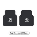 For Skoda Octavia A7 Vrs Fabia Superb Rapid Kodiaq Karoq Car Front & Rear Automotive Carpet Non-slip Floor Mat Auto Accessories