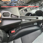 2Pcs Car Seat Gap Filler Organizer PU Universal Car Seat Gap Anti-leak Stopper Strip Slot Seat Gap Storage Organizer Accessories