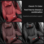 Car Seat Head Support Cushion Lumbar Pillow Interior Accessories For Audi Sline A1 A3 A4 A5 A6 A7 A8 B8 B9 B6 C6 Q2 Q3 Q5 Q7 Q8