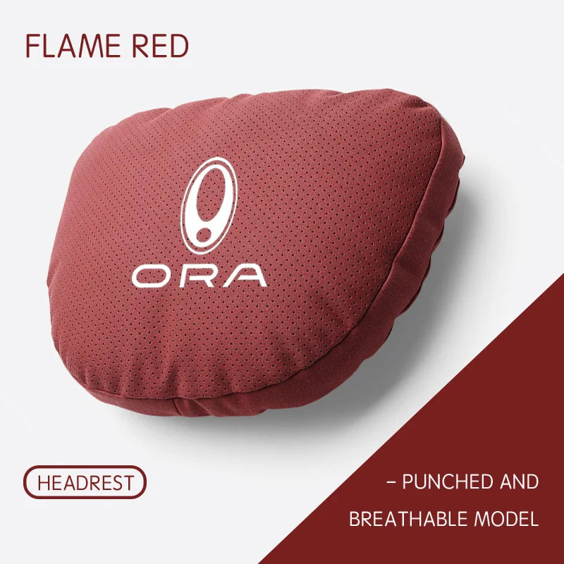 For GWM ORA 03 GT Good Cat Funky Cat Lightning Cat Ballet Cat 07 Accessories Car Neck Headrest Pillow Seat Lumbar Spine Protect