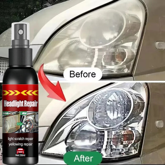 Car Headlight Repair Spray Anti-Oxidation Coating Lamp Polish Scratch Restoration Cleaner