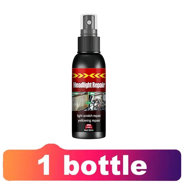 Headlight Repair Spray for Car Refurbishment Anti-Oxidation Coating Car Lamp Polishing Agent Scratch Restoration Dirt Clean