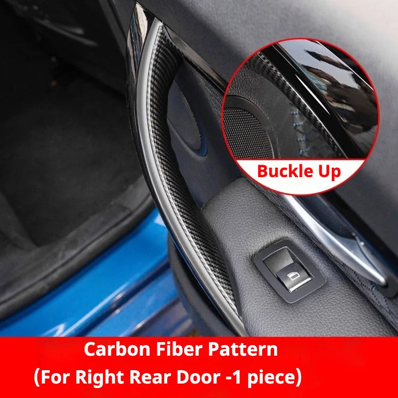 Car Interior Door Handles For BMW F30 F31 F32 F34 F36 F80 F82 3 4 Series 3GT ABS Interior Door Handle Pull Protective Cover